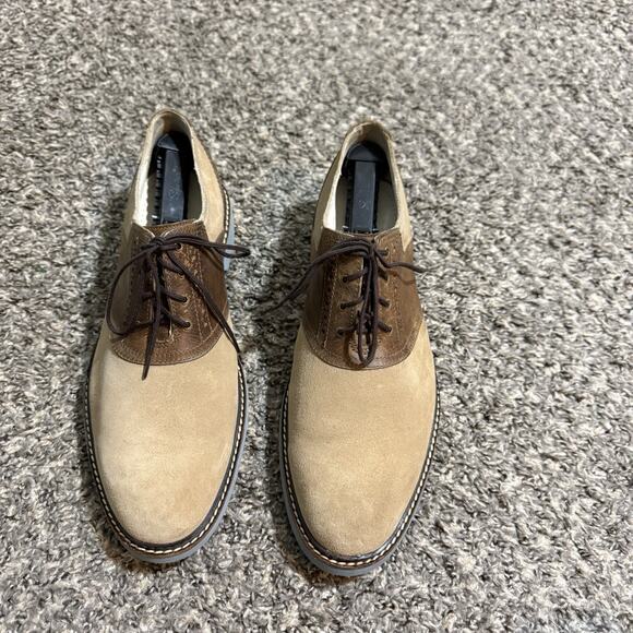 Cole Haan Lunargrand Saddle Men's Size 9.5 Beige Brown Dress Shoes Oxford C11422 - Picture 10 of 10